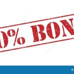 100 percent new member bonus up front