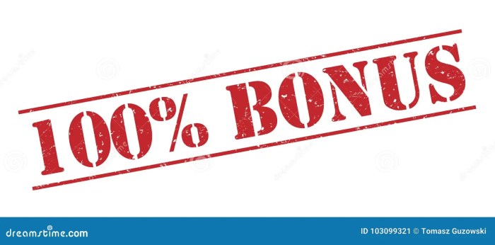 100 percent new member bonus up front